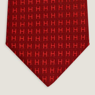レッド - メンズ シルクネクタイ、ボウタイ、ポケットチーフ | Hermès
